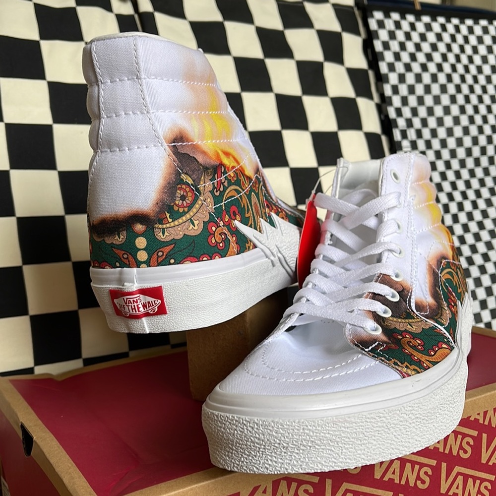 Vans Sk8-Hi Bolt Big Reveal True White/P WMNS sneakers - Picture 10 of 16